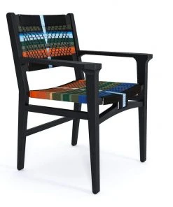 Masaya & Co. Chontales Arm Chair - Mot Mot Pattern