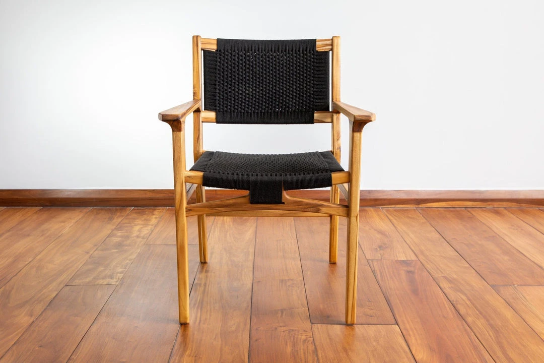 Masaya & Co. Chontales Arm Chair - Solid Black Furniture 4 Masaya & Co. Chontales Arm Chair - Solid Black Furniture