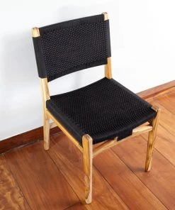Masaya & Co. Handcrafted Chontales Dining / Desk Chair - Solid Black Manila 9 Masaya & Co. Handcrafted Chontales Dining / Desk Chair - Solid Black Manila