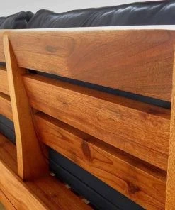 Masaya & Co. Floating Love Seat - Navy Blue Living Room