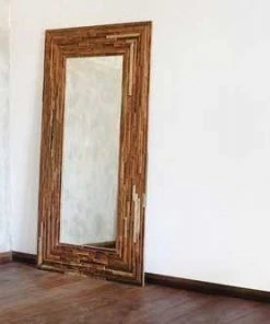 Masaya & Co. Handcrafted Geo Hall Large Mirror