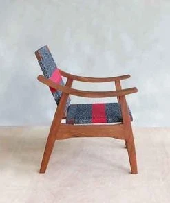 Masaya & Co. Izapa Arm Chair - Granito Red Stripe Manila