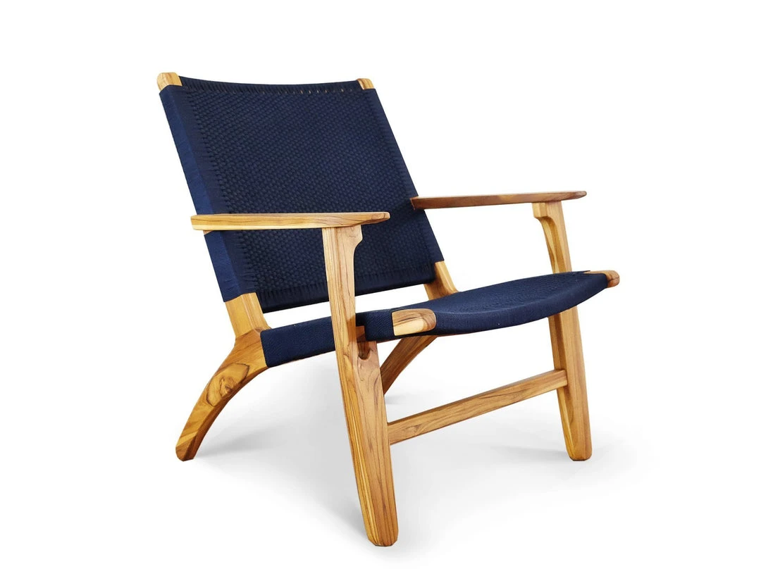 Masaya & Co. Abuelo Manila Arm Chair - Navy Furniture Masaya & Co. Abuelo Manila Arm Chair - Navy Furniture