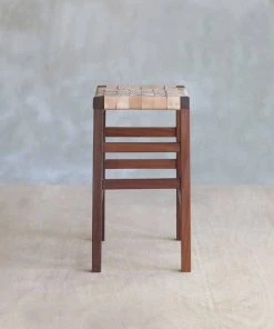 Masaya & Co. Masaya Leather Barstool Furniture