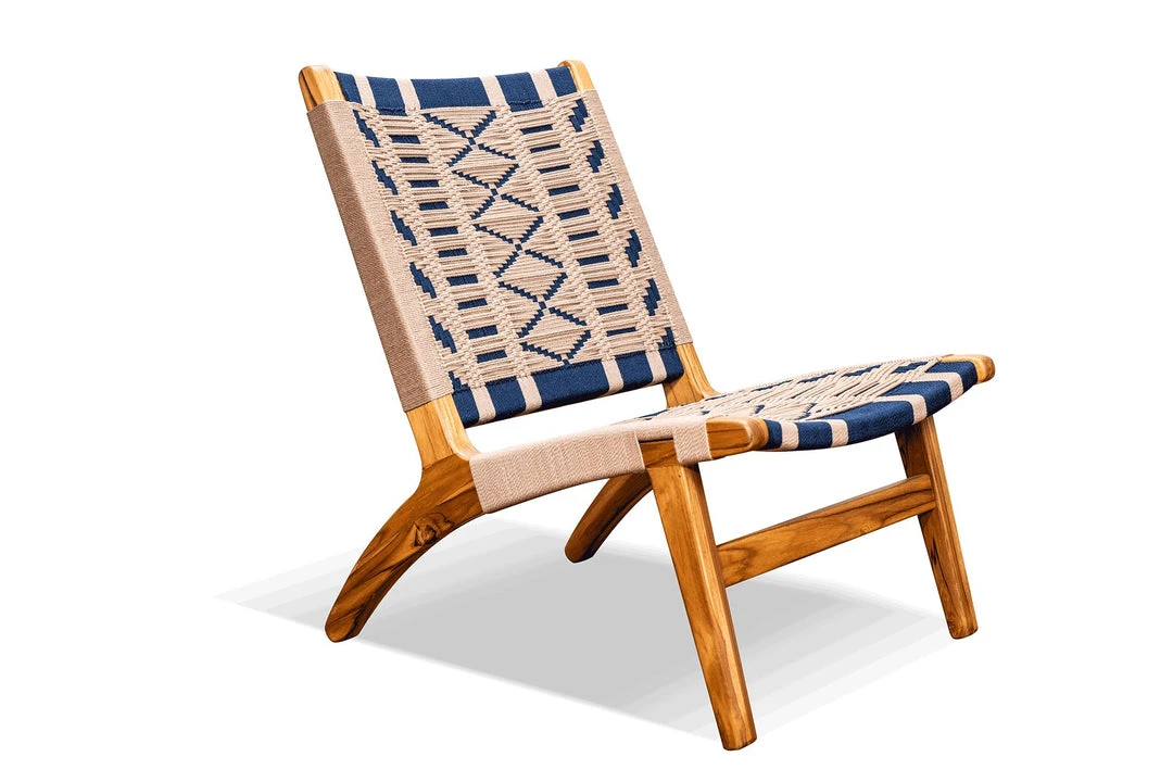 Masaya & Co. Masaya Manila Lounge Chair - Roots Pattern 4 Masaya & Co. Masaya Manila Lounge Chair - Roots Pattern