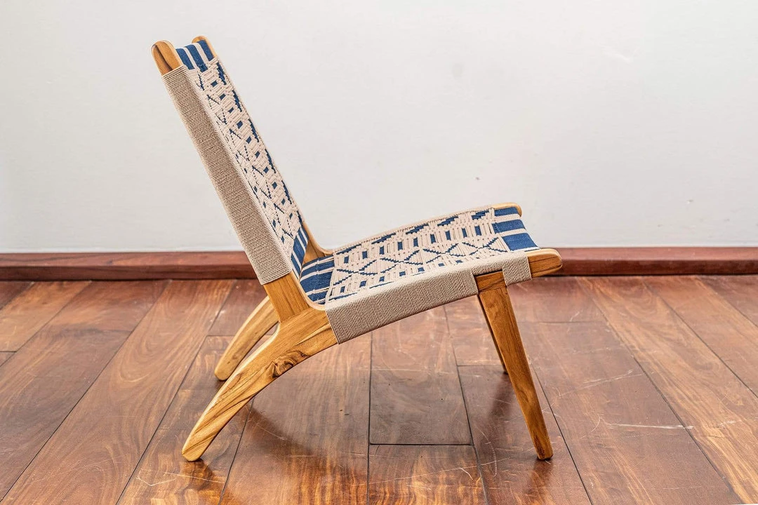 Masaya & Co. Masaya Manila Lounge Chair - Roots Pattern 2 Masaya & Co. Masaya Manila Lounge Chair - Roots Pattern