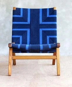 Masaya & Co. Furniture Masaya Manila Lounge Chair - Midnight Blue 25 Masaya & Co. Furniture Masaya Manila Lounge Chair - Midnight Blue