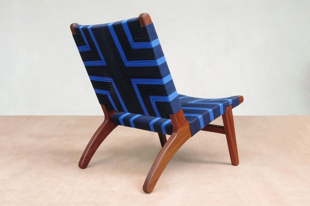 Masaya & Co. Furniture Masaya Manila Lounge Chair - Midnight Blue 12 Masaya & Co. Furniture Masaya Manila Lounge Chair - Midnight Blue