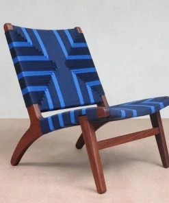 Masaya & Co. Furniture Masaya Manila Lounge Chair - Midnight Blue 27 Masaya & Co. Furniture Masaya Manila Lounge Chair - Midnight Blue