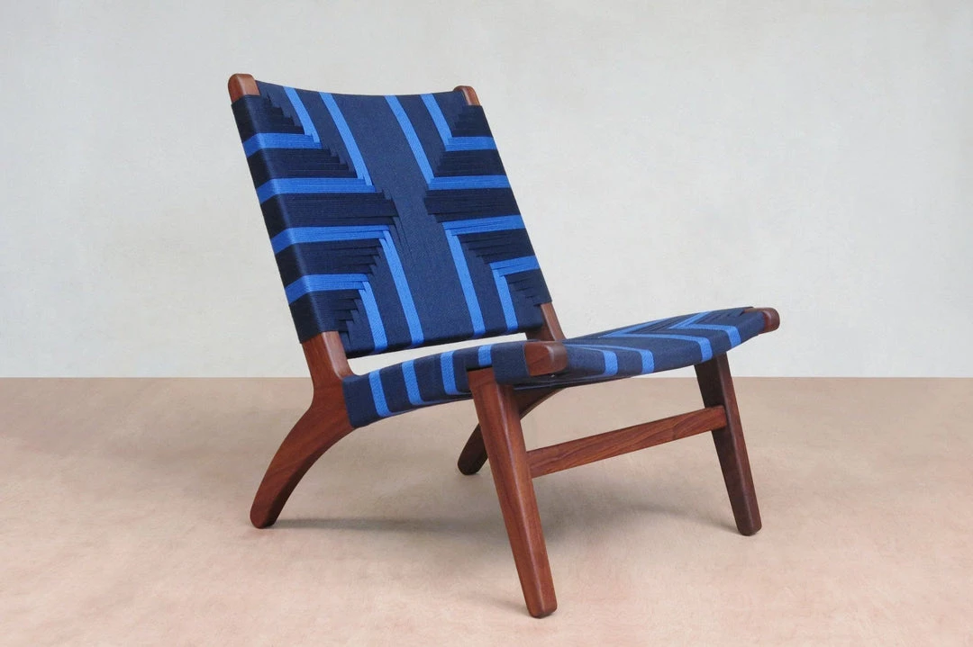 Masaya & Co. Furniture Masaya Manila Lounge Chair - Midnight Blue 13 Masaya & Co. Furniture Masaya Manila Lounge Chair - Midnight Blue