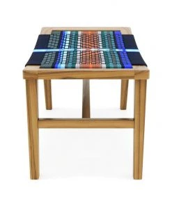 Masaya & Co. Masaya Manila Ottoman - Mot Mot Pattern 10 Masaya & Co. Masaya Manila Ottoman - Mot Mot Pattern