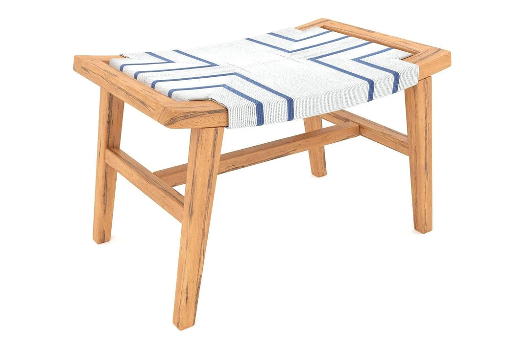 Masaya & Co. Masaya Manila Ottoman - Ruben Pattern 11 Masaya & Co. Masaya Manila Ottoman - Ruben Pattern