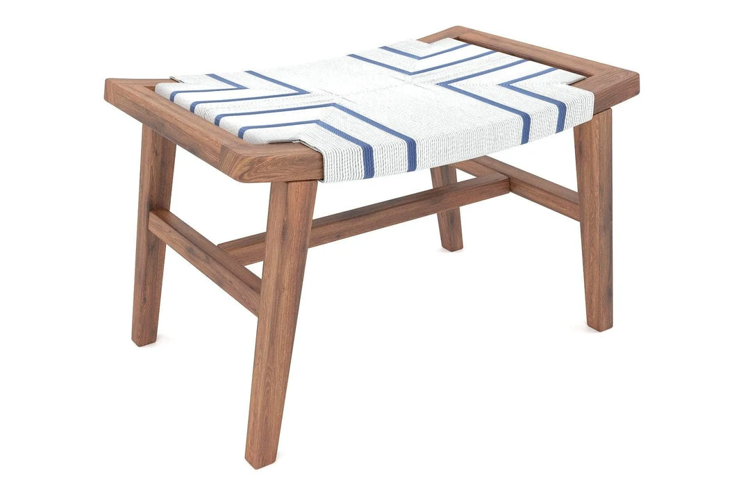 Masaya & Co. Masaya Manila Ottoman - Ruben Pattern 9 Masaya & Co. Masaya Manila Ottoman - Ruben Pattern