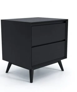 Masaya & Co. Mid Century Two Drawer Side Table / Nightstand 13 Masaya & Co. Mid Century Two Drawer Side Table / Nightstand