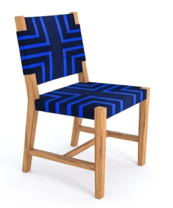 Masaya & Co. Monimbo Dining Chair - Midnight Blue Pattern Furniture 5 Masaya & Co. Monimbo Dining Chair - Midnight Blue Pattern Furniture