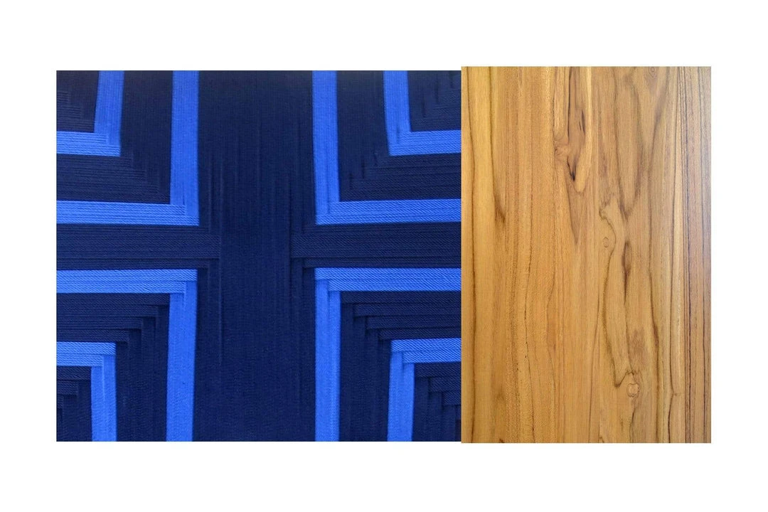 Masaya & Co. Monimbo Dining Chair - Midnight Blue Pattern Furniture Masaya & Co. Monimbo Dining Chair - Midnight Blue Pattern Furniture