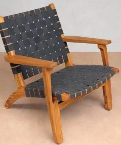 Masaya & Co. Outdoor Arm Chair - Charcoal Sunbrella 19 Masaya & Co. Outdoor Arm Chair - Charcoal Sunbrella