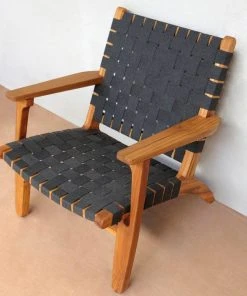 Masaya & Co. Outdoor Arm Chair - Charcoal Sunbrella 20 Masaya & Co. Outdoor Arm Chair - Charcoal Sunbrella