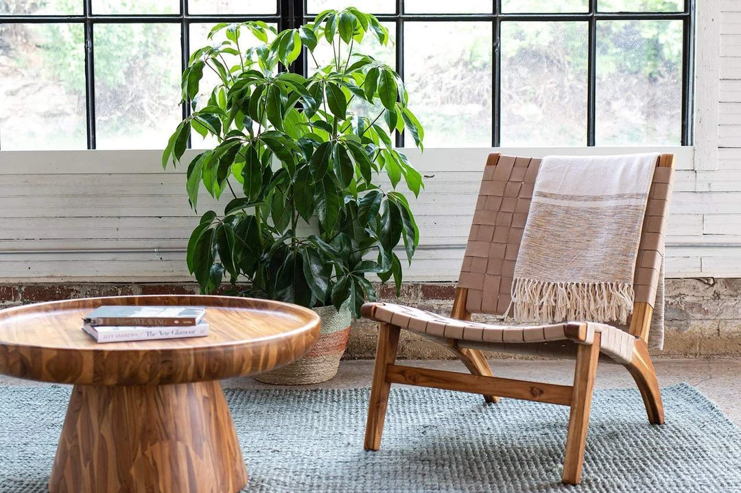 Masaya & Co. Furniture Masaya Leather Lounge Chair 2 Masaya & Co. Furniture Masaya Leather Lounge Chair