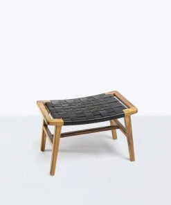 Masaya & Co. Masaya Leather Ottoman Best Sellers