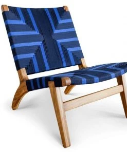 Masaya & Co. Furniture Masaya Manila Lounge Chair - Midnight Blue 22 Masaya & Co. Furniture Masaya Manila Lounge Chair - Midnight Blue