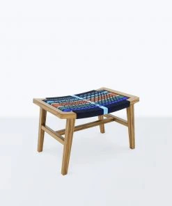 Masaya & Co. Masaya Manila Ottoman - Mot Mot Pattern