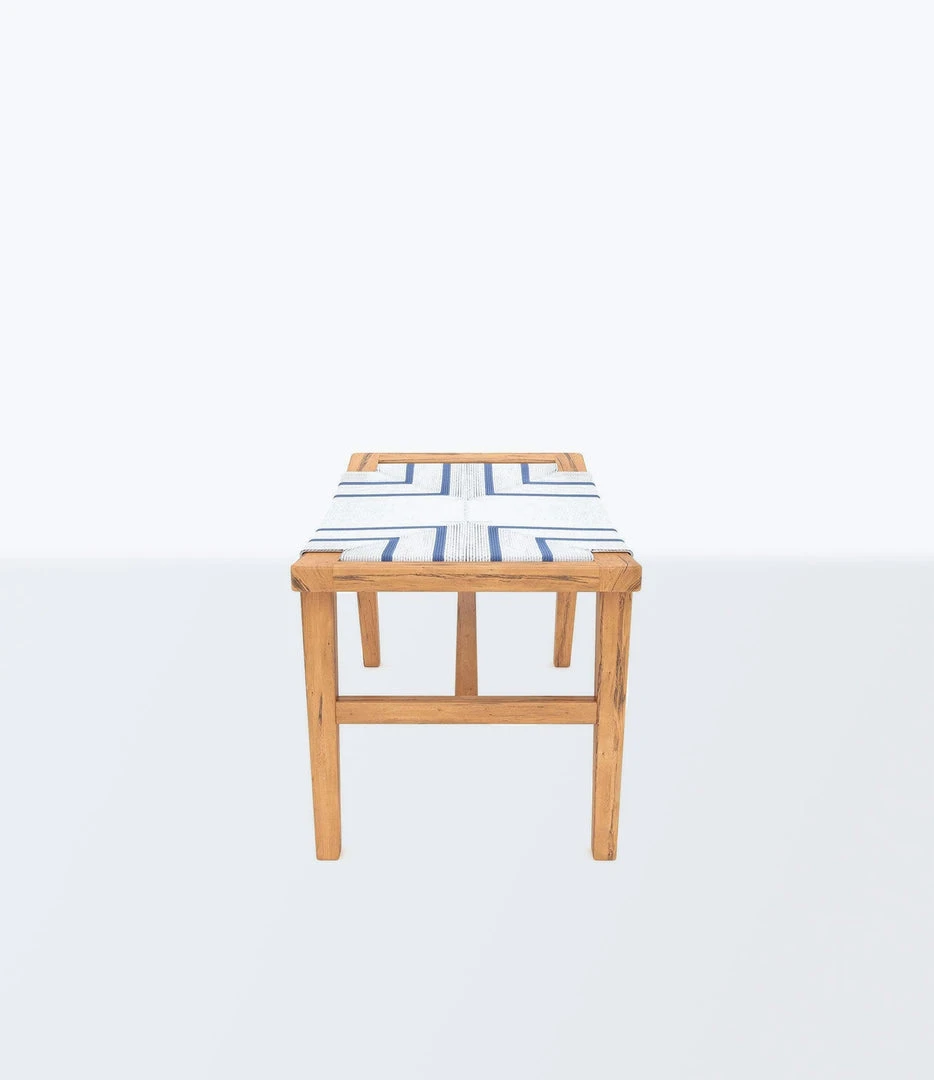 Masaya & Co. Masaya Manila Ottoman - Ruben Pattern 2 Masaya & Co. Masaya Manila Ottoman - Ruben Pattern