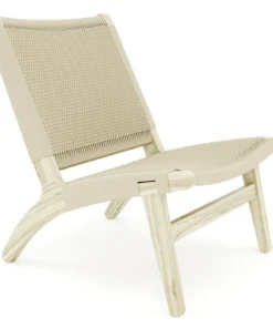 Masaya & Co. Masaya Solid Manila Lounge Chair Furniture