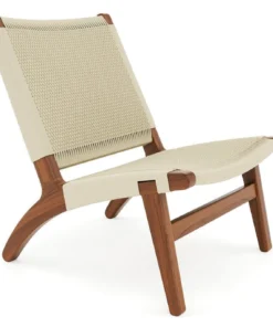 Masaya & Co. Masaya Solid Manila Lounge Chair Furniture