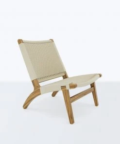 Masaya & Co. Masaya Solid Manila Lounge Chair Furniture