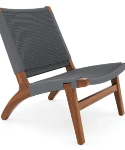 Masaya & Co. Masaya Solid Manila Lounge Chair Furniture