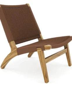 Masaya & Co. Masaya Solid Manila Lounge Chair Furniture