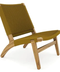 Masaya & Co. Masaya Solid Manila Lounge Chair Furniture