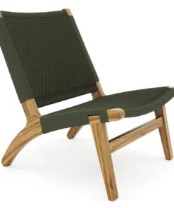 Masaya & Co. Masaya Solid Manila Lounge Chair Furniture
