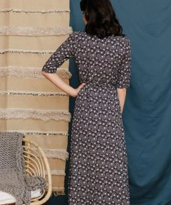 Mata Traders Aditi Moonrise Tencel Wrap Dress