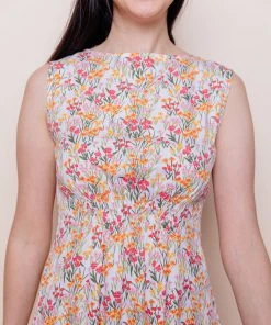 Mata Traders Artsy Traveler Pink Floral Tencel Midi Dress Clothing 7 Mata Traders Artsy Traveler Pink Floral Tencel Midi Dress Clothing