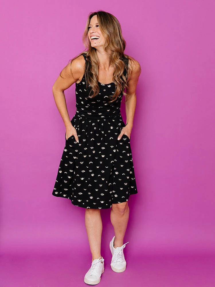 Mata Traders Asheville Onyx Eyes Dress Clothing 1 Mata Traders Asheville Onyx Eyes Dress Clothing