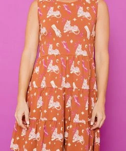 Mata Traders Bellini Orchid Tigress Tiered Dress 7 Mata Traders Bellini Orchid Tigress Tiered Dress