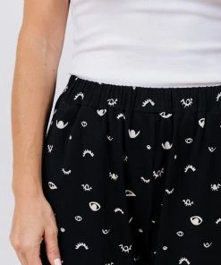 Mata Traders Clothing Fae Onyx Eyes Wide Leg Pant