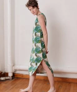 Mata Traders Best Sellers Julia Layered Palms Shift Dress