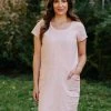 Mata Traders Kensington Pink Linen Dress