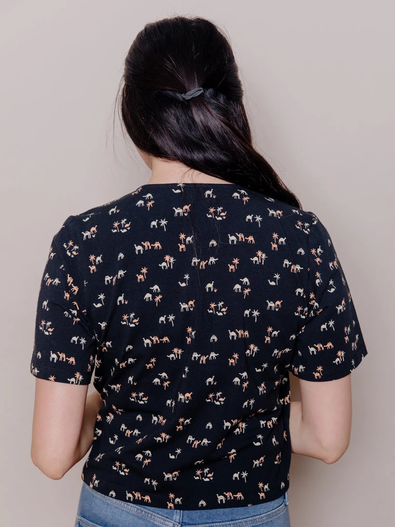 Mata Traders Marley Camels Boxy Wrap Top 3 Mata Traders Marley Camels Boxy Wrap Top