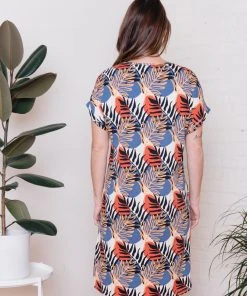 Mata Traders Clothing Montrose Layered Palms Tie Dress 8 Mata Traders Clothing Montrose Layered Palms Tie Dress