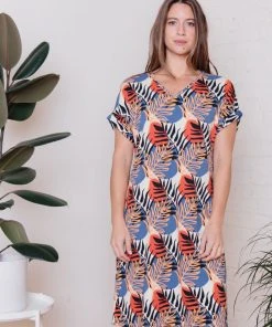 Mata Traders Clothing Montrose Layered Palms Tie Dress 9 Mata Traders Clothing Montrose Layered Palms Tie Dress