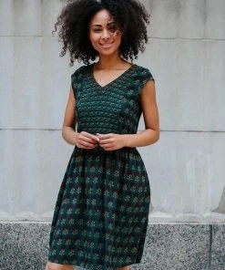 Mata Traders Nashville Teal Modal Dress