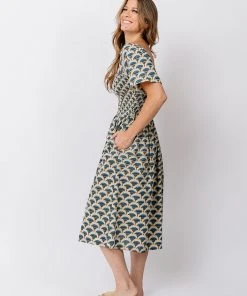 Mata Traders Teddy Blue Lotus Dress