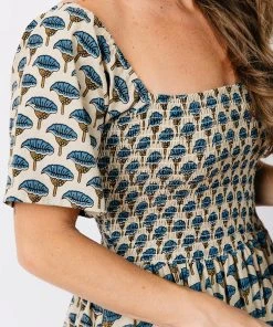 Mata Traders Teddy Blue Lotus Dress