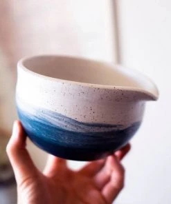 Moonshine Design Kitchen + Dining Matcha Stoneware Bowl