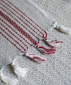 Anatolico Throw Blankets Matia Turkish Blanket / Scarf - Beige