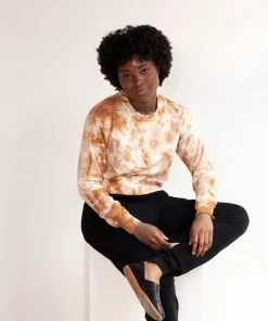North Of West Sale Max Tie Dye Sweatshirt - Amber